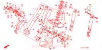 FOURCHE pour Honda CN 250 HELIX de 1994
