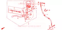 MAITRE CYLINDRE DE FREIN AVANT pour Honda CN 250 HELIX de 1994