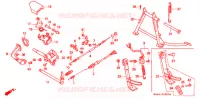 PEDALE pour Honda CN 250 HELIX de 1994