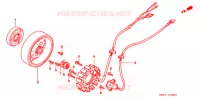 ALTERNATEUR pour Honda CN 250 HELIX de 1998