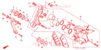ETRIER DE FREIN AVANT pour Honda CN 250 HELIX de 1998