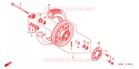 ROUE AVANT pour Honda CN 250 HELIX de 1998