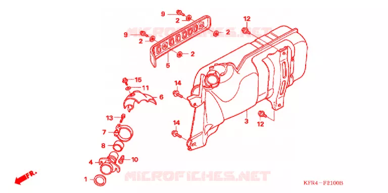 SILENCIEUX D'ECHAPPEMENT Honda SCOOTER 250 HELIX 1998  CN250W
