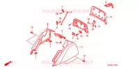COUVERCLE DE COFFRE pour Honda CN 250 HELIX de 2000