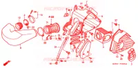 FILTRE A AIR pour Honda CN 250 HELIX de 2000