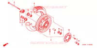 ROUE AVANT pour Honda CN 250 HELIX de 2000