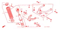 AMORTISSEUR ARRIERE pour Honda CB 125 TWIN de 1990