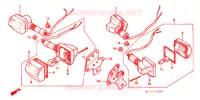 CLIGNOTANT pour Honda CB 125 TWIN de 1990