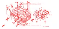 CULASSE pour Honda CB 125 TWIN de 1990