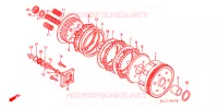 EMBRAYAGE pour Honda CB 125 TWIN de 1990