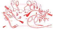 LEVIER DE GUIDON   CABLE   COMMODO pour Honda CB 125 TWIN de 1990