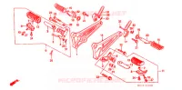 REPOSE PIED pour Honda CB 125 TWIN de 1990