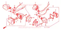 CLIGNOTANT pour Honda CB 125 TWIN de 1990