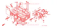 CULASSE pour Honda CB 125 TWIN de 1990