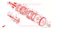 EMBRAYAGE pour Honda CB 125 TWIN de 1990