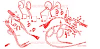 LEVIER DE GUIDON   CABLE   COMMODO pour Honda CB 125 TWIN de 1990