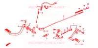 PEDALE pour Honda CB 125 TWIN de 1990
