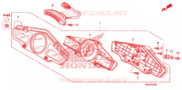 COMPTEUR Honda MOTO 1000 CBF 2016  CBF1000FAC