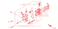 ETRIER DE FREIN AVANT pour Honda CBR 125 de 2009