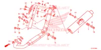 SILENCIEUX D'ECHAPPEMENT (CBR125RW'07,'08,'09,'10) pour Honda CBR 125 de 2009