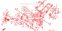 CADRE   RADIATEUR D'HUILE pour Honda CBR 600 F de 1987