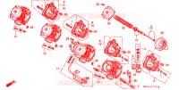 CARBURATEUR (PIECES CONSTITUTIVES) pour Honda CBR 600 F de 1987
