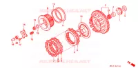 EMBRAYAGE pour Honda CBR 600 F de 1987