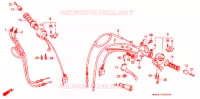 LEVIER DE GUIDON   CABLE   COMMODO pour Honda CBR 600 F de 1987