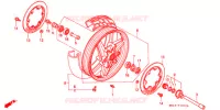 ROUE AVANT pour Honda CBR 600 F de 1987