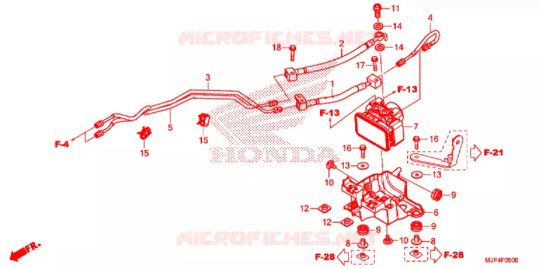 MODULATEUR ABS Honda MOTO 1000 AFRICA-TWIN 2016  CRF1000DG