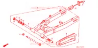 BRAS OSCILLANT pour Honda CBR 600 F HURRICANE de 1987