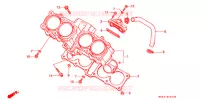 CYLINDRE pour Honda CBR 600 F HURRICANE de 1987