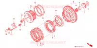 EMBRAYAGE pour Honda CBR 600 F HURRICANE de 1987