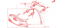 FEU ARRIERE pour Honda CBR 600 F HURRICANE de 1987