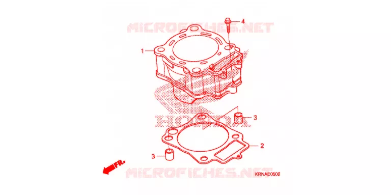CYLINDRE Honda MOTO 250 CRF 2012  CRF250RC