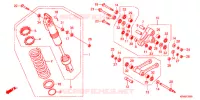 AMORTISSEUR ARRIERE pour Honda CRF 250 R de 2014
