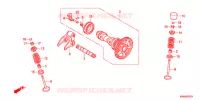 ARBRE A CAMES   SOUPAPE pour Honda CRF 250 R de 2014