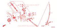 MAITRE CYLINDRE DE FREIN AVANT pour Honda CRF 250 R de 2014