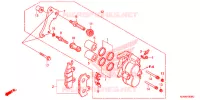 ETRIER DE FREIN AVANT pour Honda REBEL 250 de 2013