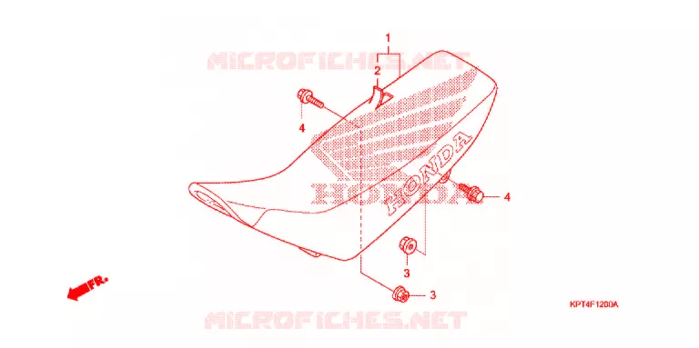 SELLE Honda MOTO 150 CRF 2011  CRF150FB