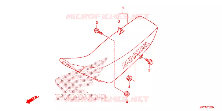 SELLE Honda MOTO 150 CRF 2013  CRF150FD