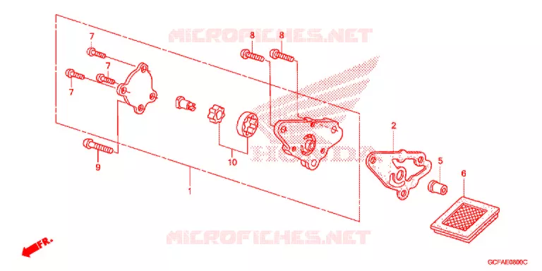 POMPE A HUILE Honda MOTO 50 CRF 2012  CRF70FC