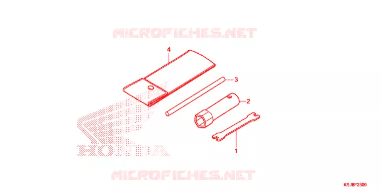 OUTIL Honda MOTO 80 CRF 2013  CRF80FD