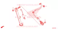 BEQUILLE LATERALE pour Honda CB 500 X ABS de 2017