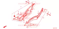 COUVERCLES LATERAUX pour Honda CB 650 F ABS 35KW RED de 2017