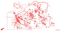 RADIATEUR pour Honda CB 650 F ABS 35KW RED de 2017