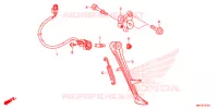 BEQUILLE pour Honda CBR 1000 RR SP1 de 2017