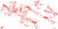 REPOSE PIED pour Honda CBR 1000 RR SP1 de 2017