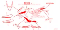 AUTOCOLLANTS (2) pour Honda CBR 1000 RR SP1 de 2018