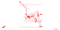 BEQUILLE LATERALE pour Honda CBR 650 F ABS RED de 2017